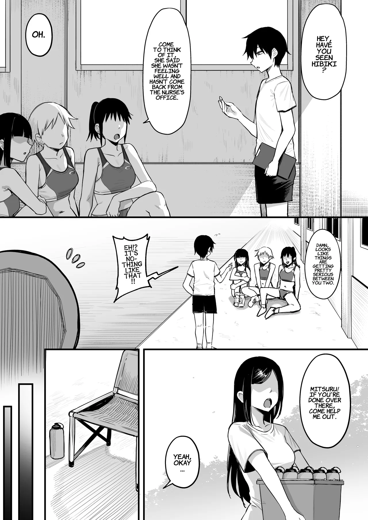 Hentai Manga Comic-The Secret Thing My Tomboyish Childhood Friend From The Track Team Does That She Can't Tell Anyone About.-Read-8